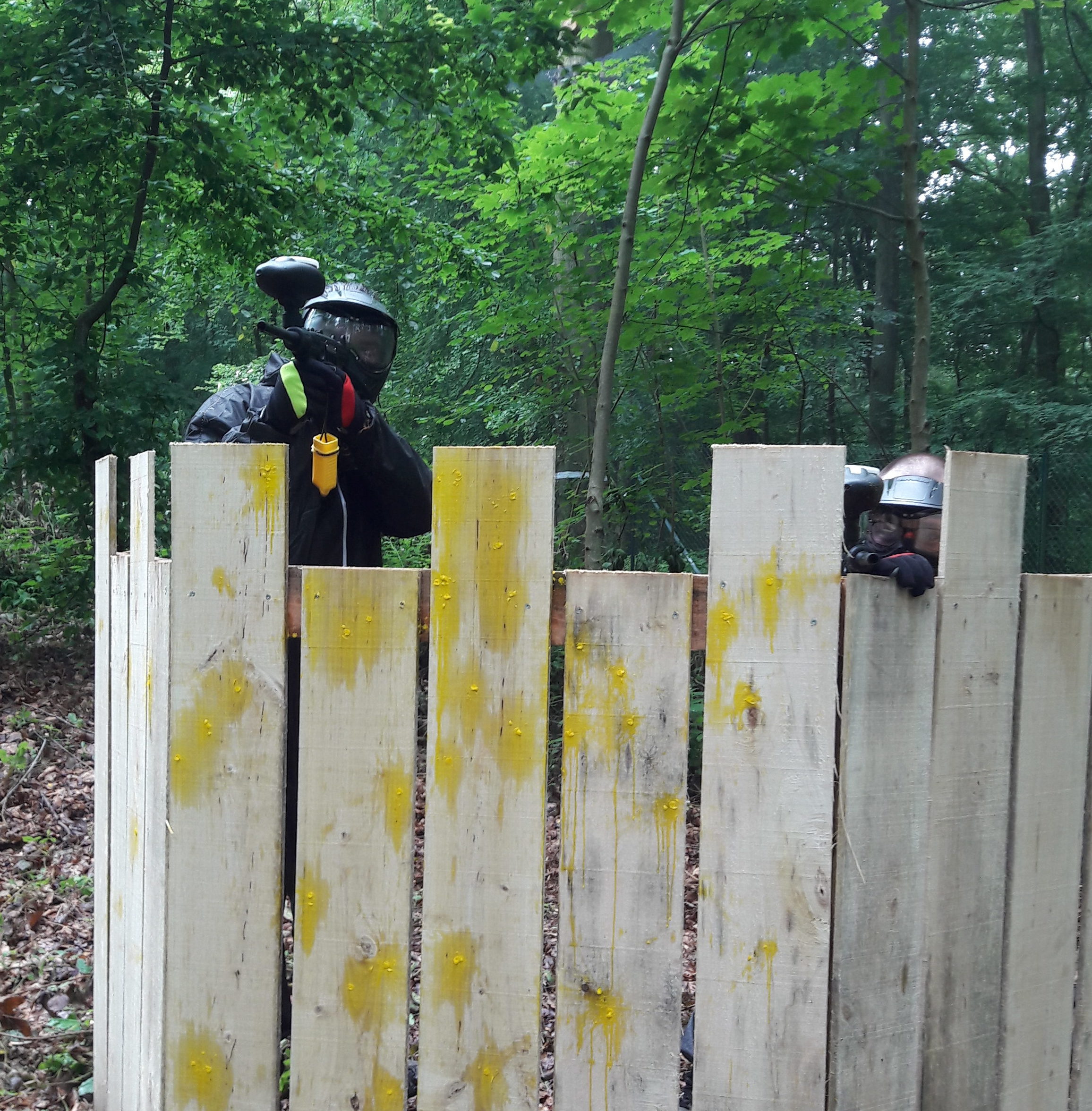 paintball en action